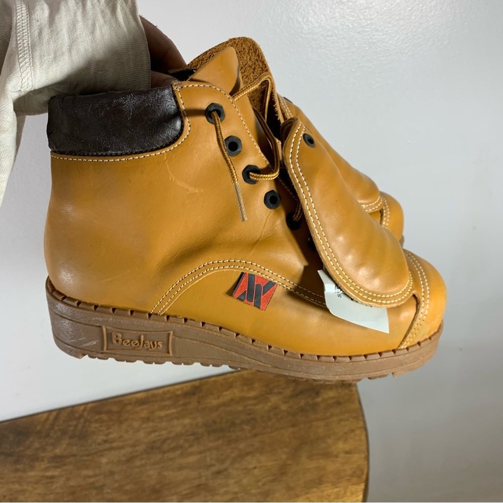 Women's Yellow Ankle Boots - Picture 4 of 14